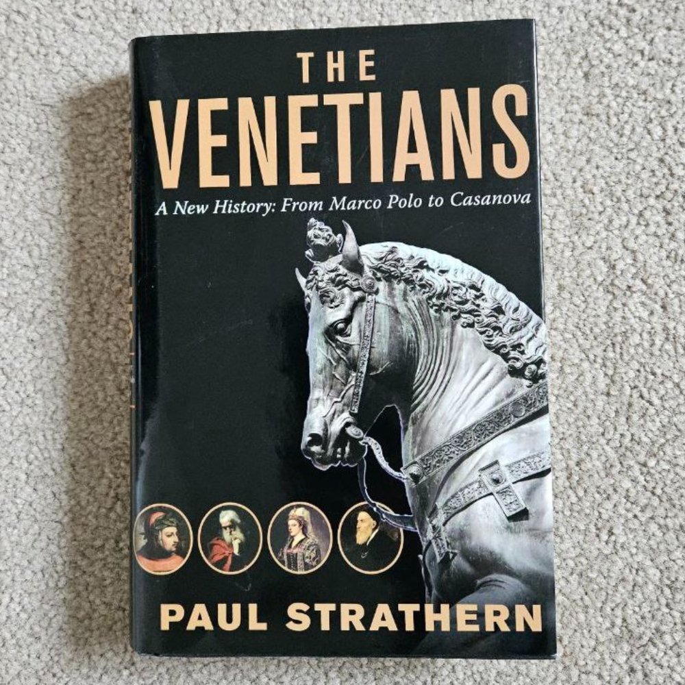 4/$20 The Venetians by Paul‎ Strathern - Hardcover